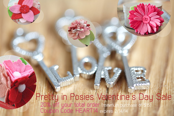 pretty in posies valentine's day sale