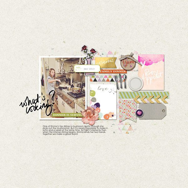 digital scrapbook page by Jenn McCabe