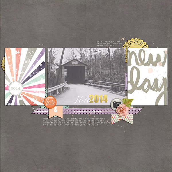 digital scrapbook page by Jenn McCabe