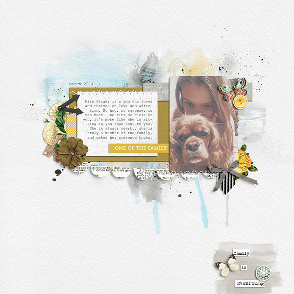 digital scrapbook page by Jenn McCabe