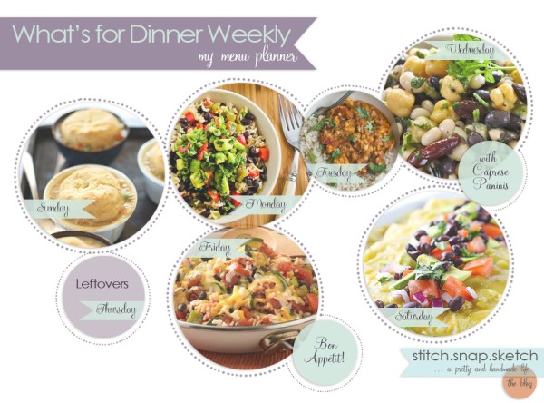 weekly meal planning