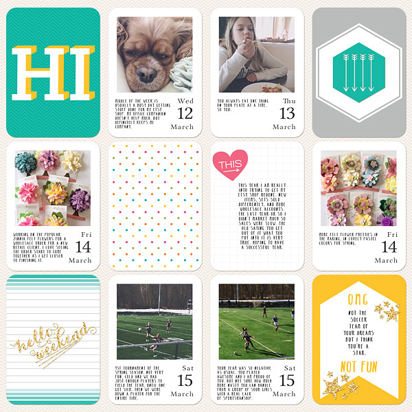 Becky Higgins Digital Project Life Stampin Up